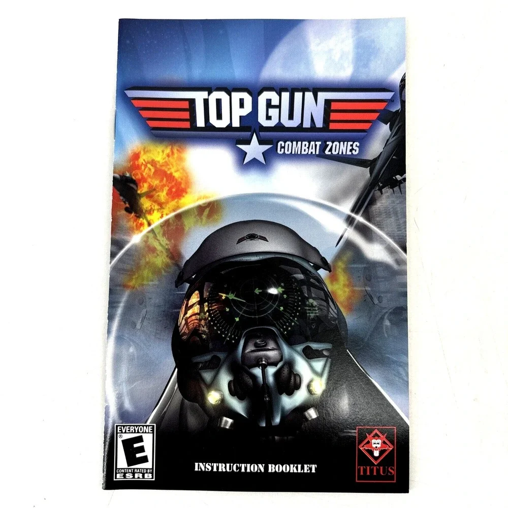 Top‎ Gun Combat Zones For PlayStation 2 PS2 Racing Complete w Manual